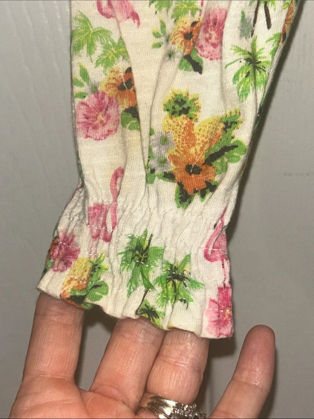 Zara Baby Flamingo & Palm Tree Print Sleeveless Romper 🦩🌴